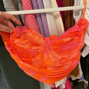 zara tulle corset top